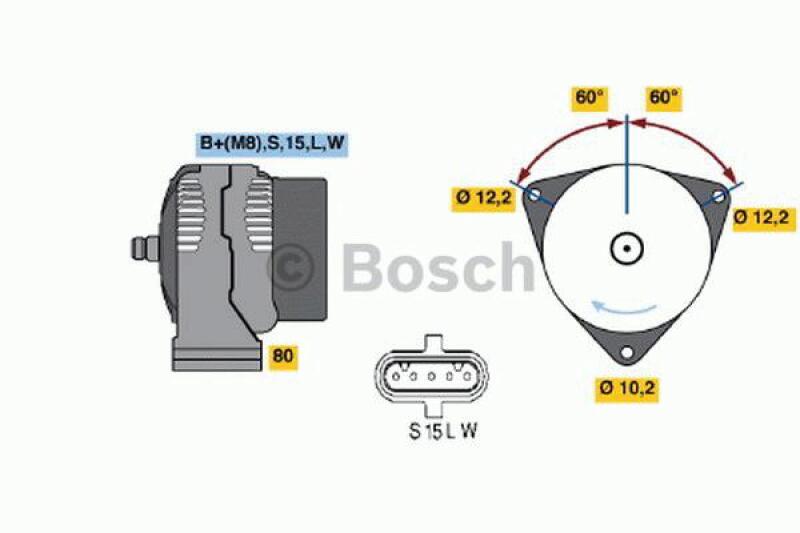 BOSCH Generator 0 986 042 580