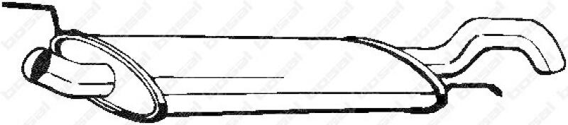 BOSAL Endschalld&auml;mpfer 233-771