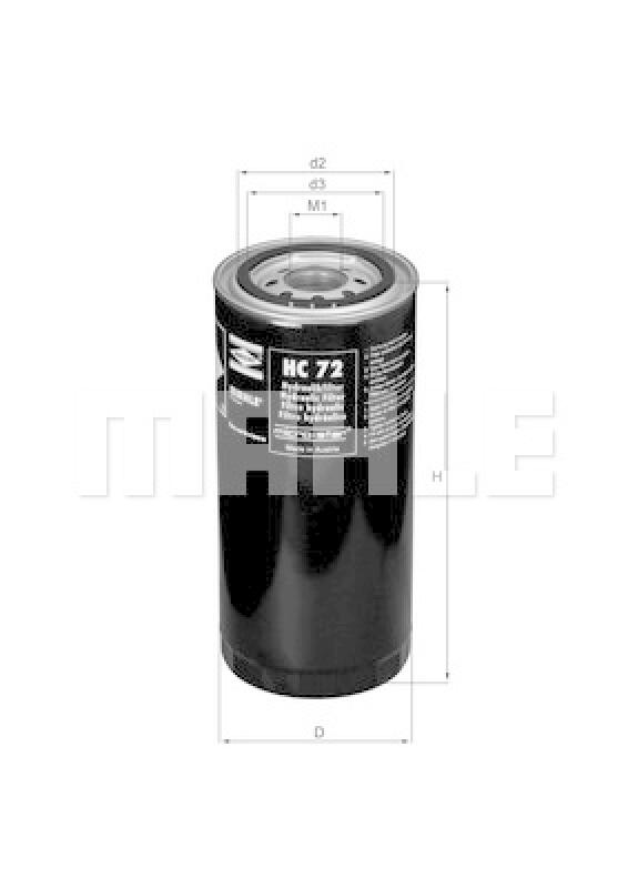 MAHLE ORIGINAL Filter, Arbeitshydraulik