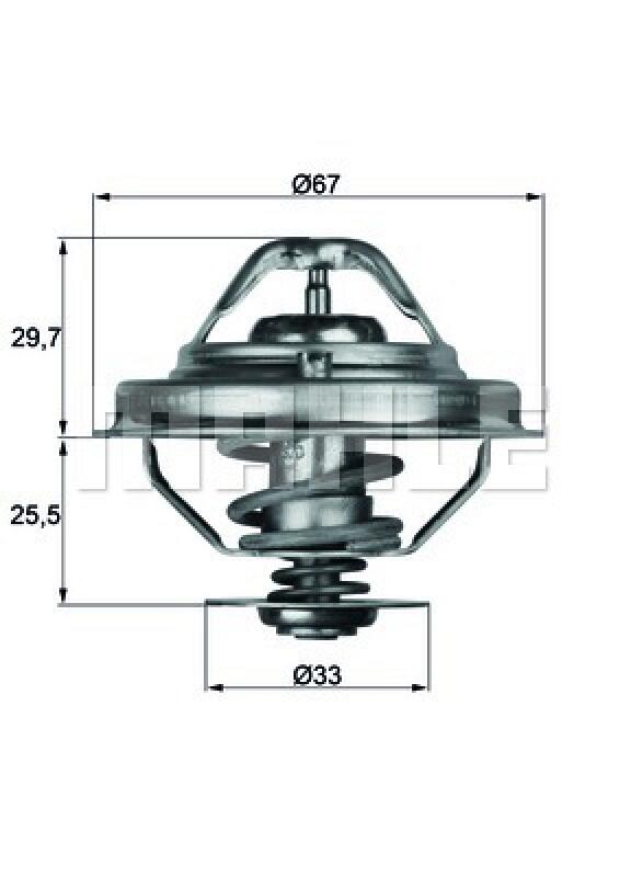 BEHR Thermostat, coolant