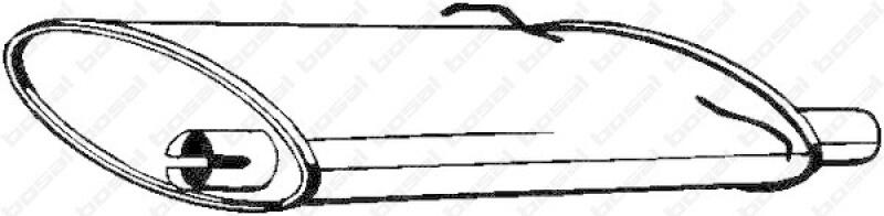 BOSAL Endschalld&auml;mpfer 235-021