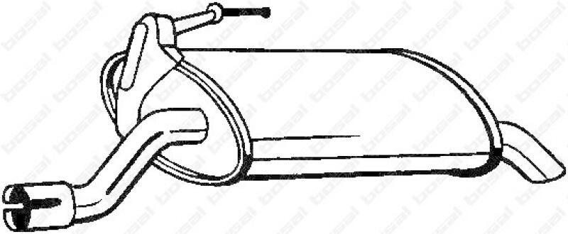BOSAL Endschalld&auml;mpfer 163-027