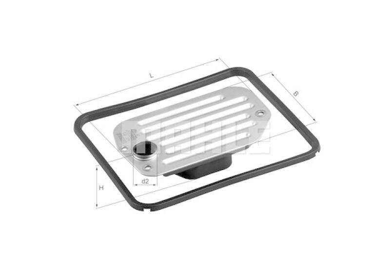 MAHLE ORIGINAL Hydraulikfilter, Automatikgetriebe