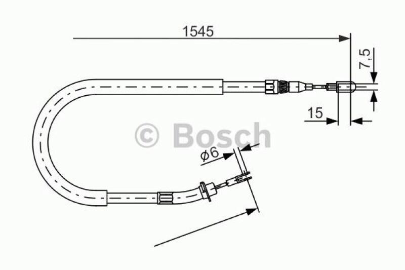 BOSCH Seilzug, Feststellbremse