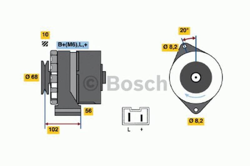 BOSCH Generator 0 986 034 740