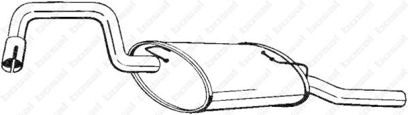 BOSAL Endschalld&auml;mpfer 235-209