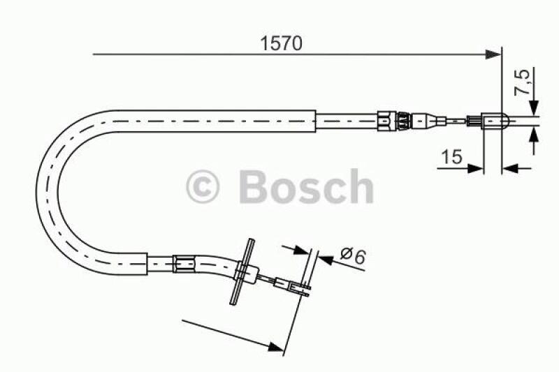 BOSCH Seilzug, Feststellbremse