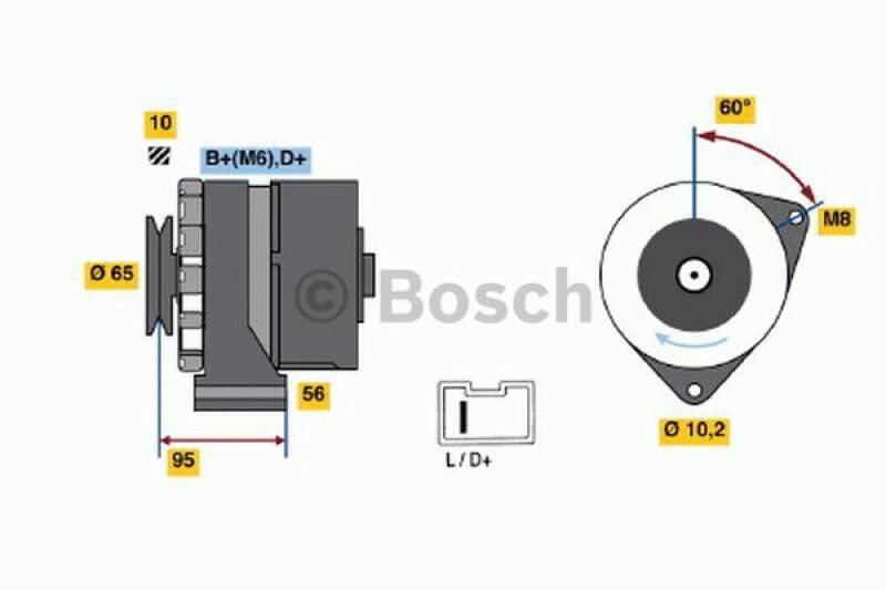 BOSCH Generator 0 986 034 830