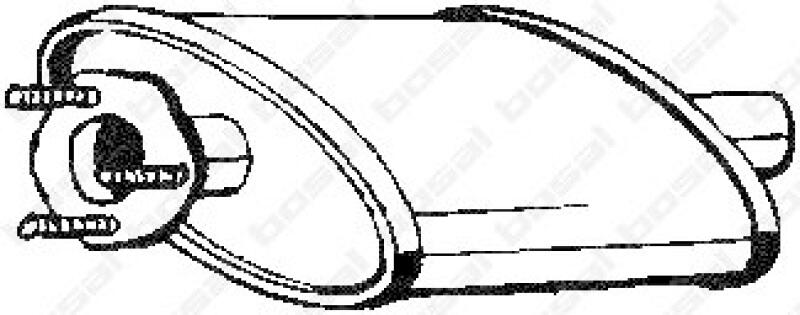 BOSAL Vorschalld&auml;mpfer