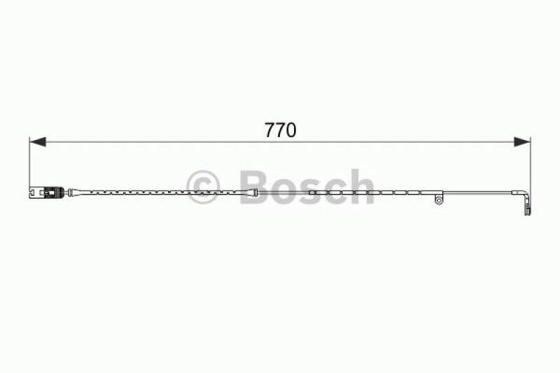 BOSCH Warnkontakt, Bremsbelagverschleiß