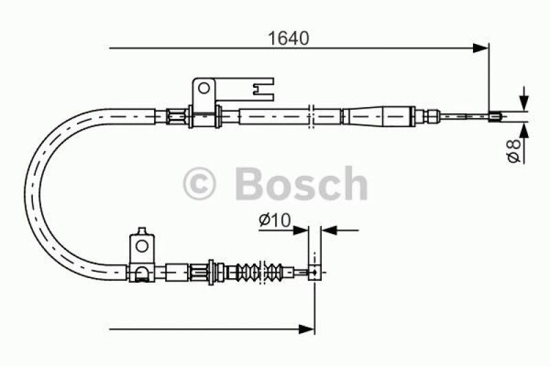 BOSCH Seilzug, Feststellbremse