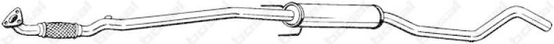BOSAL Mittelschalldämpfer