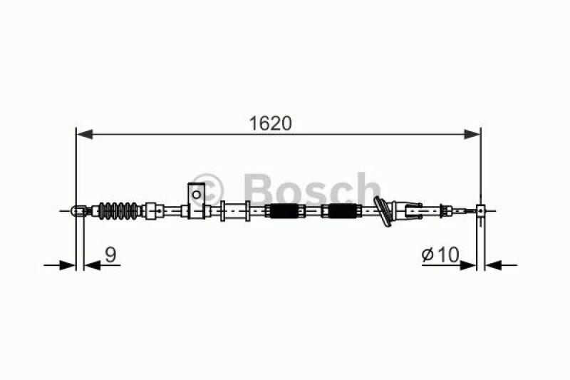 BOSCH Cable, parking brake