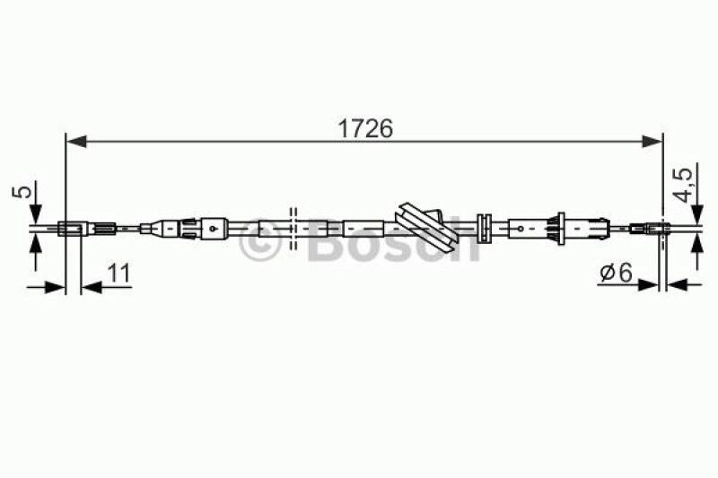 BOSCH Cable, parking brake