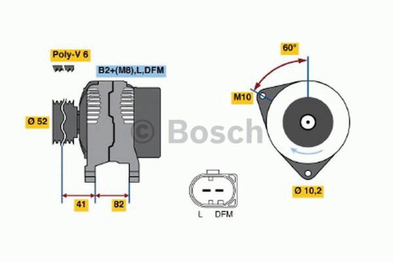 BOSCH Generator 0 986 043 690