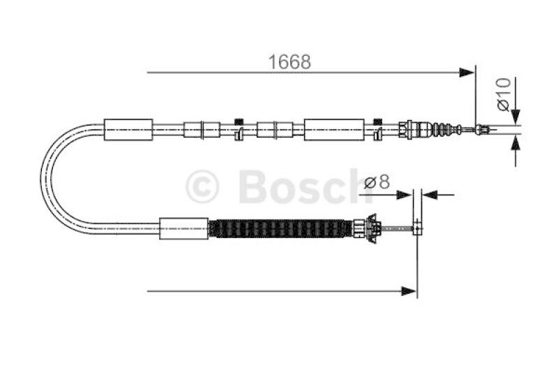 BOSCH Seilzug, Feststellbremse