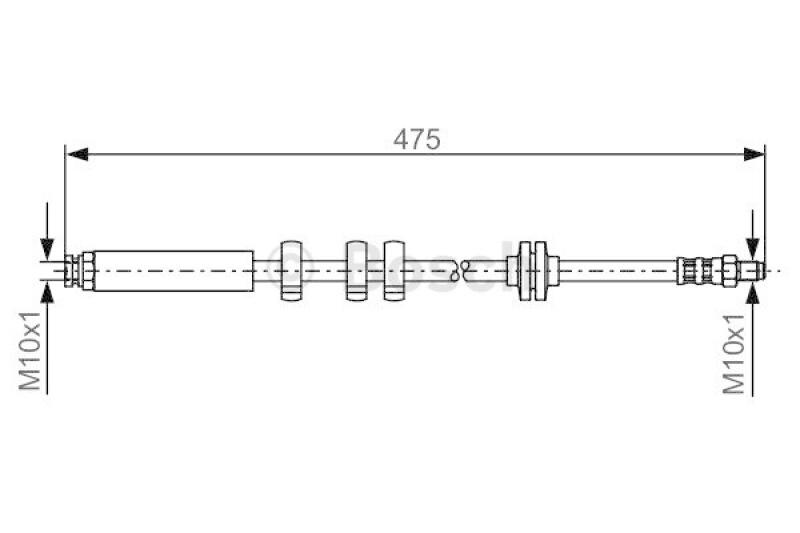 BOSCH Bremsschlauch 1 987 476 747