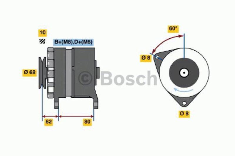 BOSCH Generator 0 986 035 800