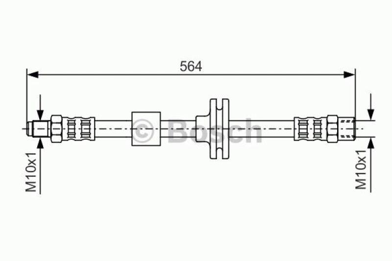 BOSCH Bremsschlauch 1 987 476 752