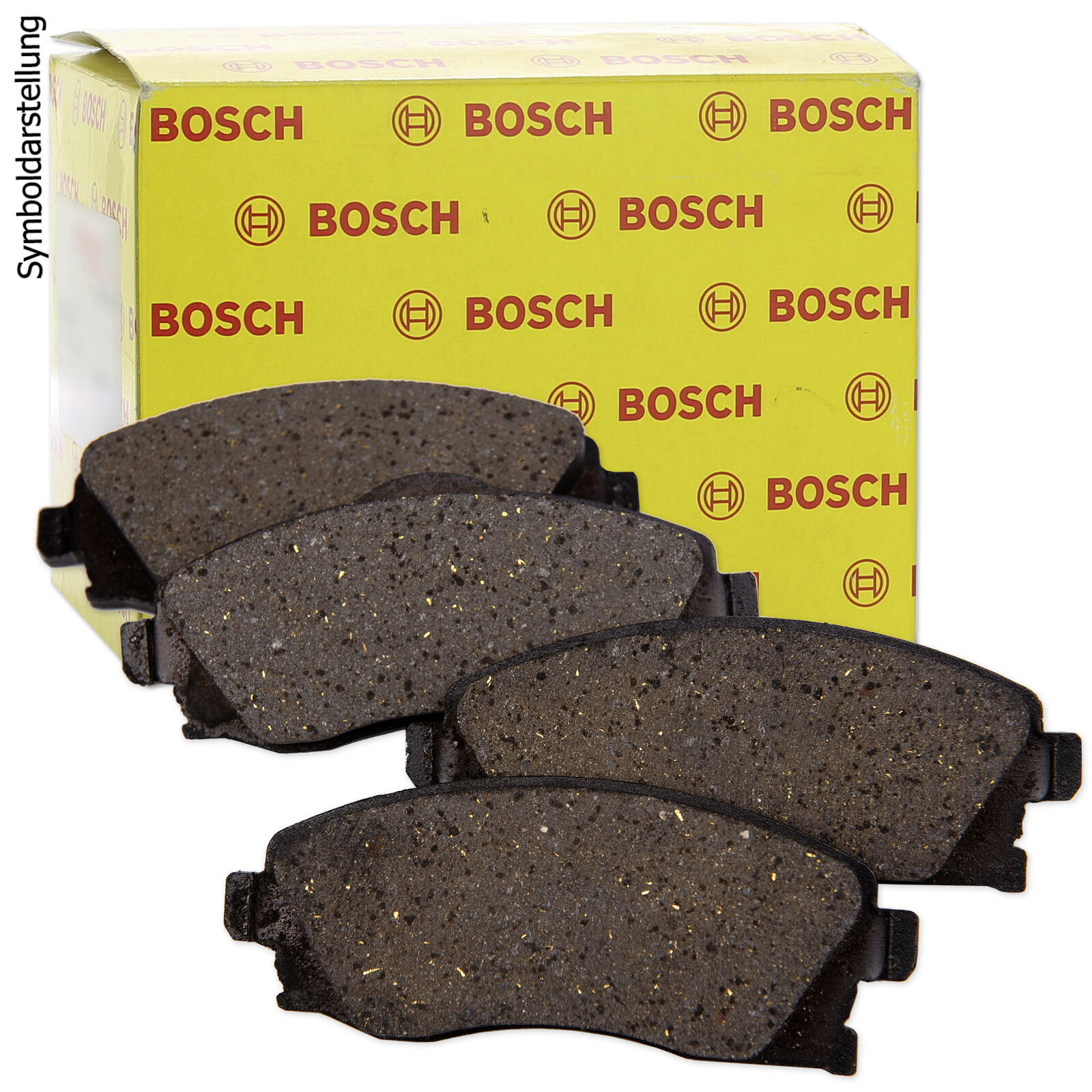 BOSCH 4x Bremsbeläge Bremsbelagsatz