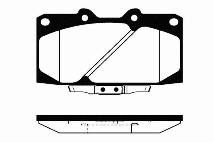 NK Brake Pad Set, disc brake