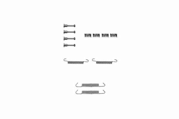 Zubehörsatz Bremsbacken Handbremse Hinten passend für BMW 5 E39 523...