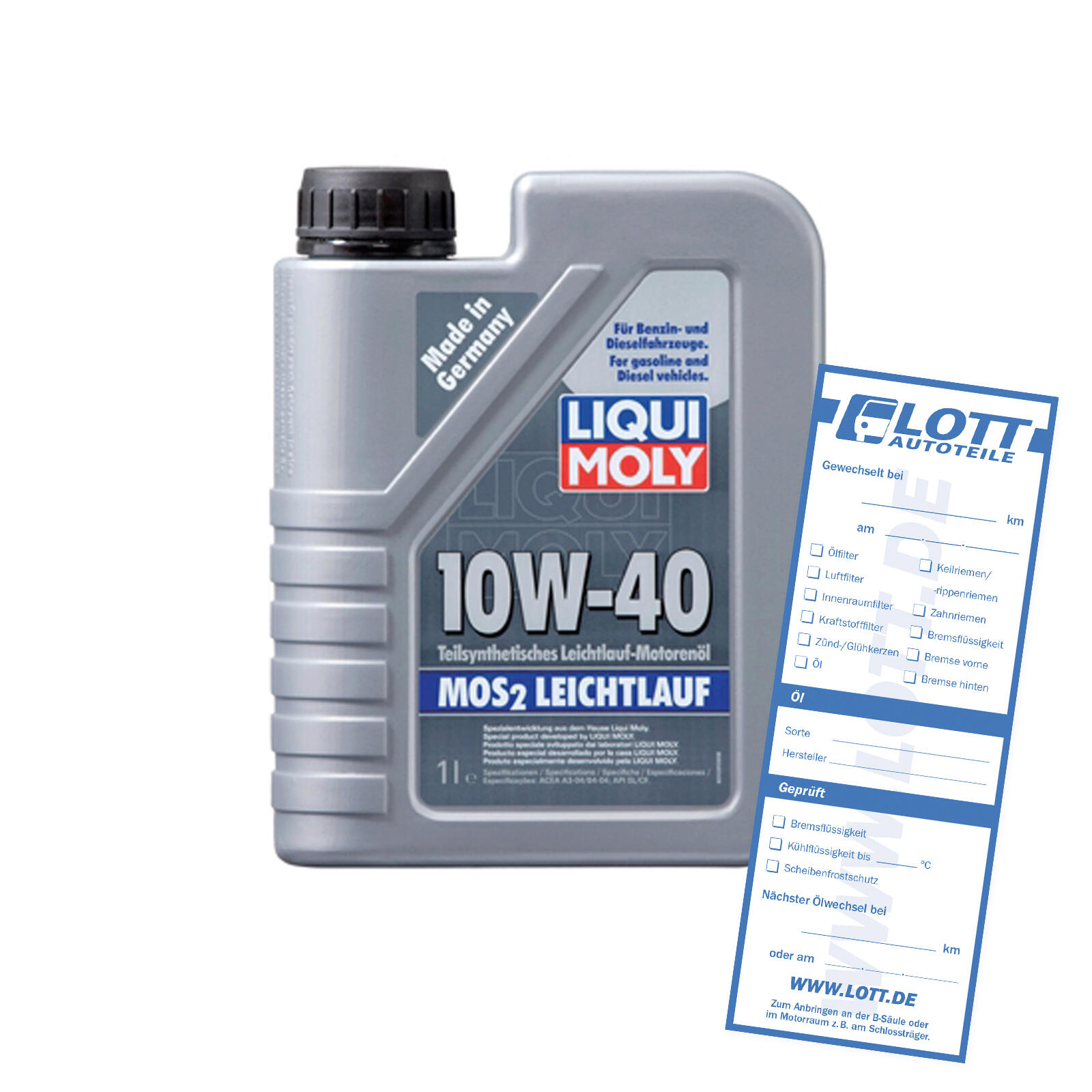 Liqui Moly Leichtlaufmotoren&ouml;l 10W-40 1L 1091