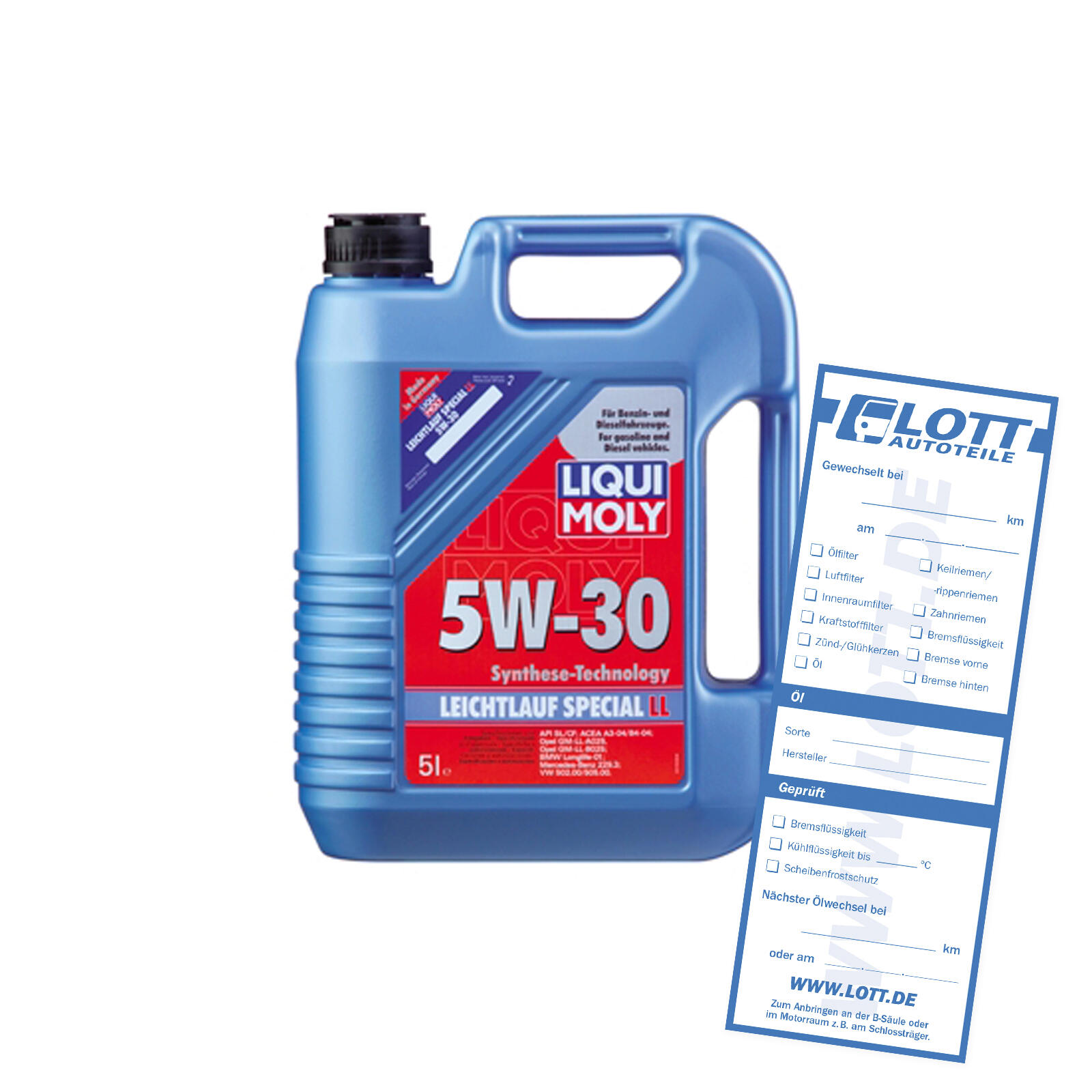 Liqui Moly Leichtlaufmotorenöl Special Tec LL 5W-30 5L