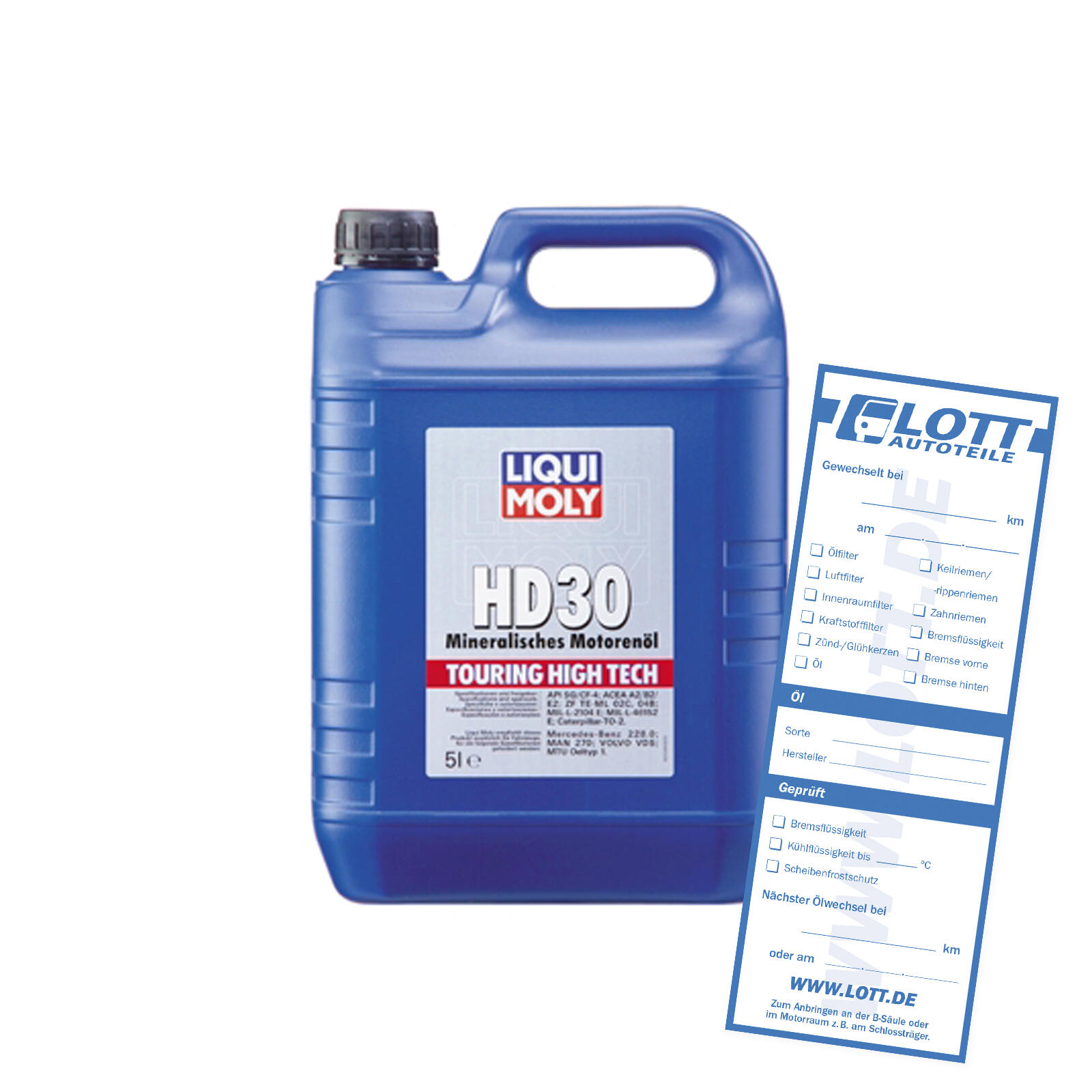 Liqui Moly Motoren&ouml;l Touring High Tech HD 30 5L 1265