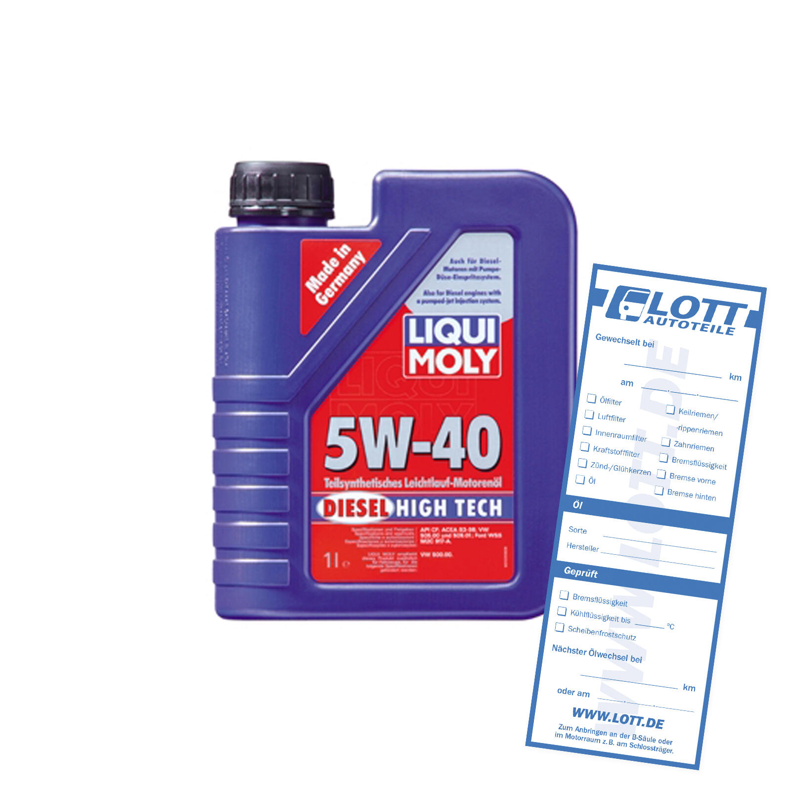 Liqui Moly Leichlaufmotorenöl Hicht Tech 5W-40 1L