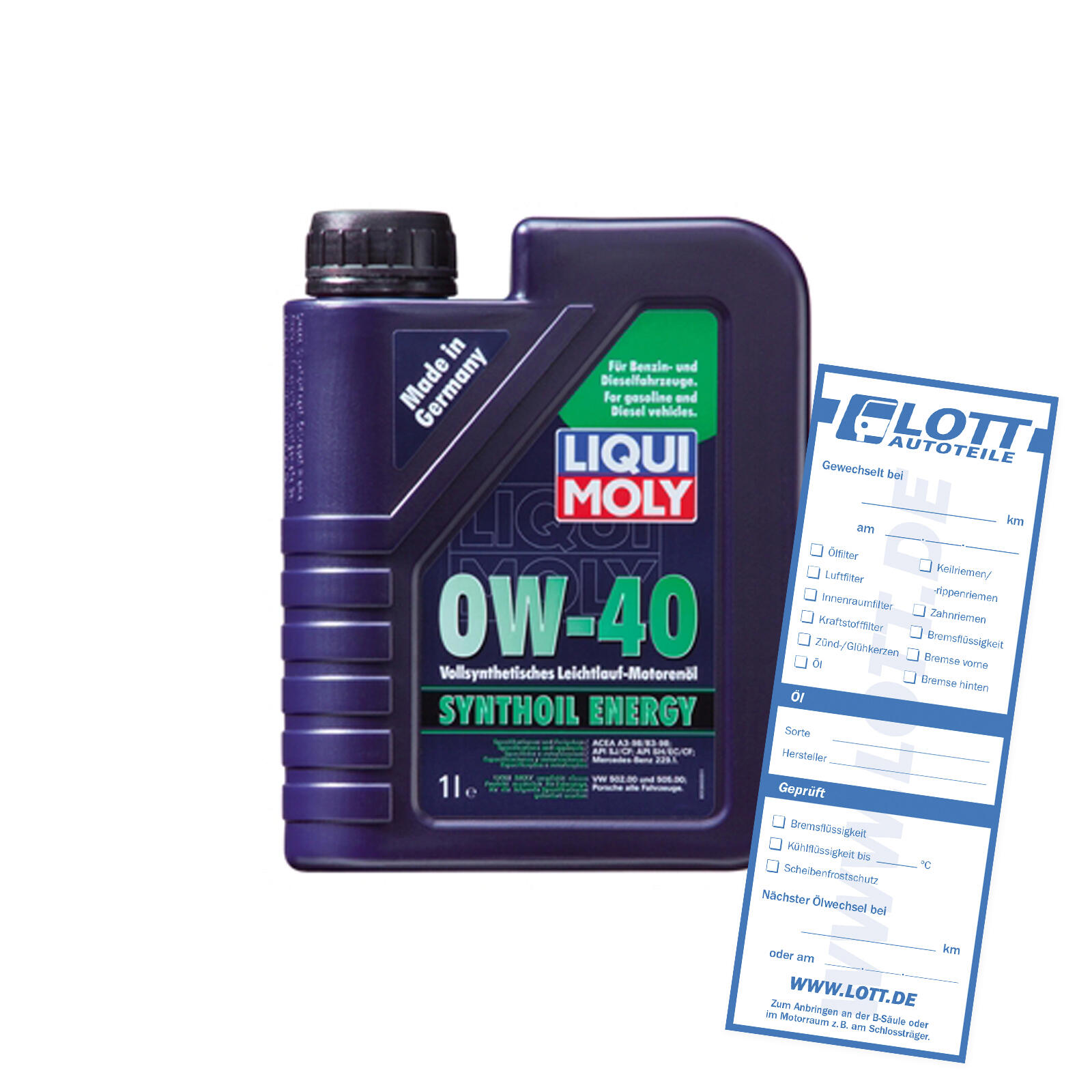 Liqui Moly Leichtlaufmotorenöl Energy 0W-40 1L