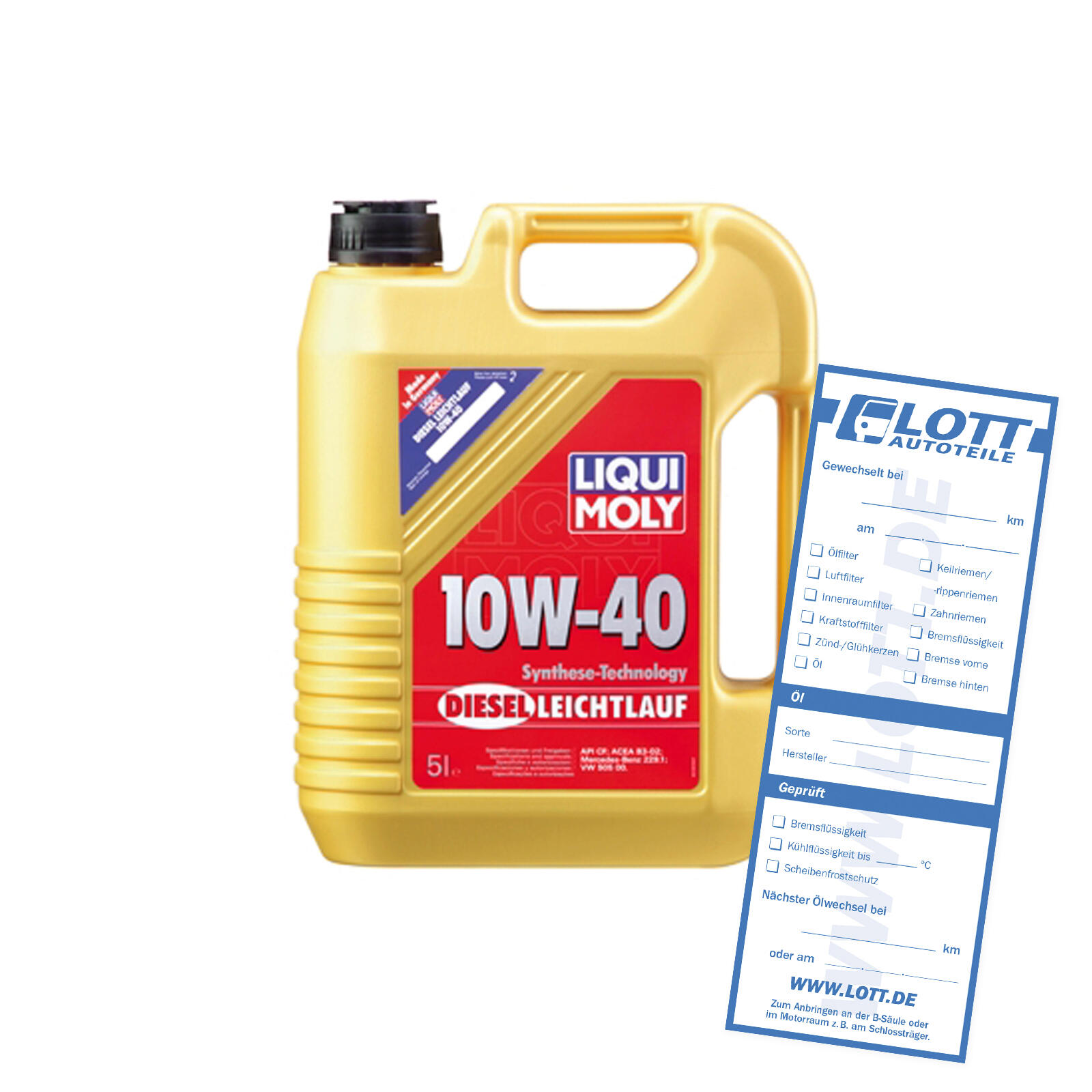 Liqui Moly Leichtlaufmotorenöl 10W-40 5L