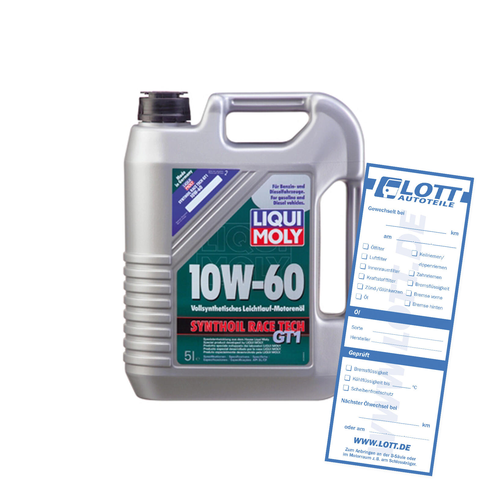 Liqui Moly Leichtlaufmotoren&ouml;l Race Tech GT1 10W-60 5L 1391