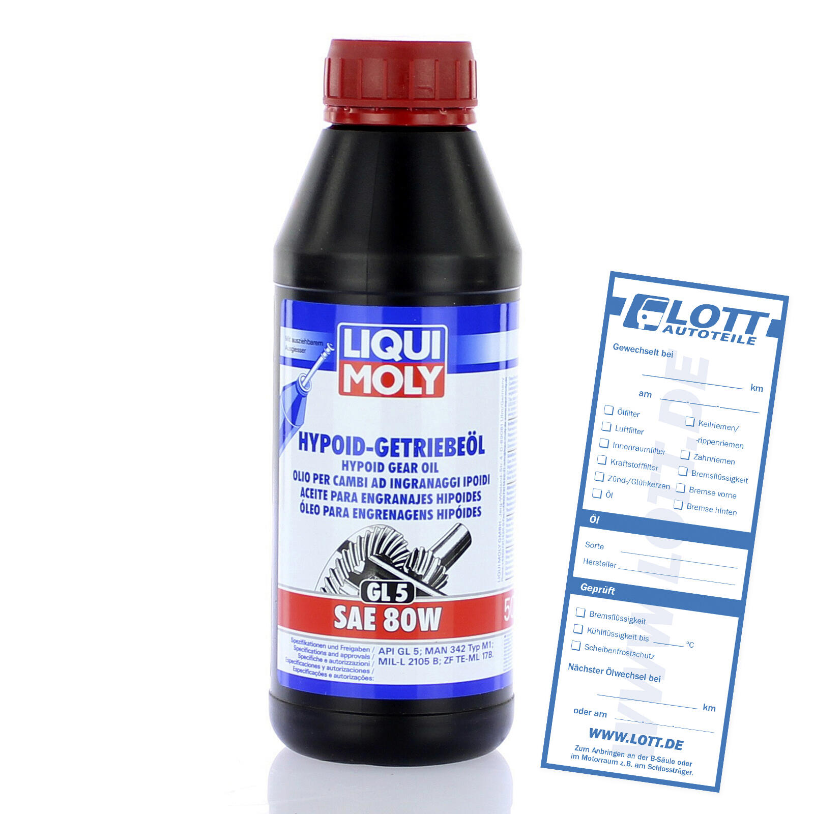 Liqui Moly Hypoidgetriebeöl SAE 80W 500ml