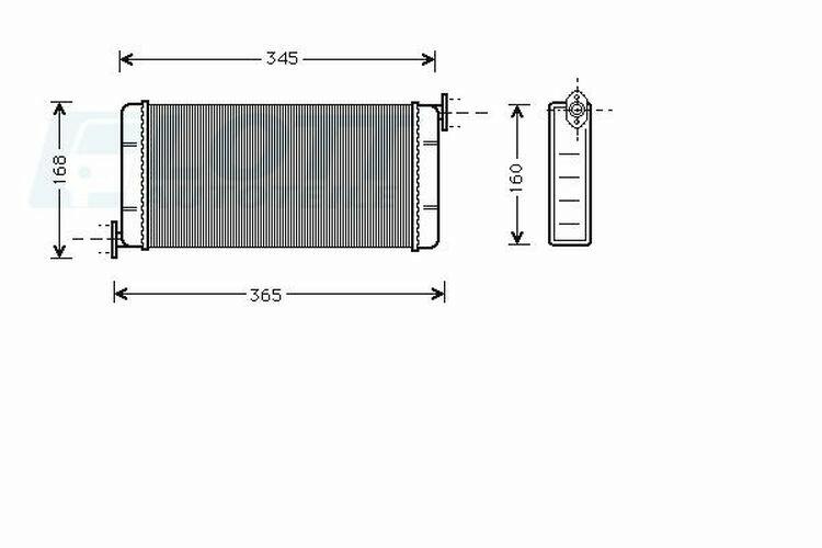 AVA QUALITY COOLING Heat Exchanger, interior heating