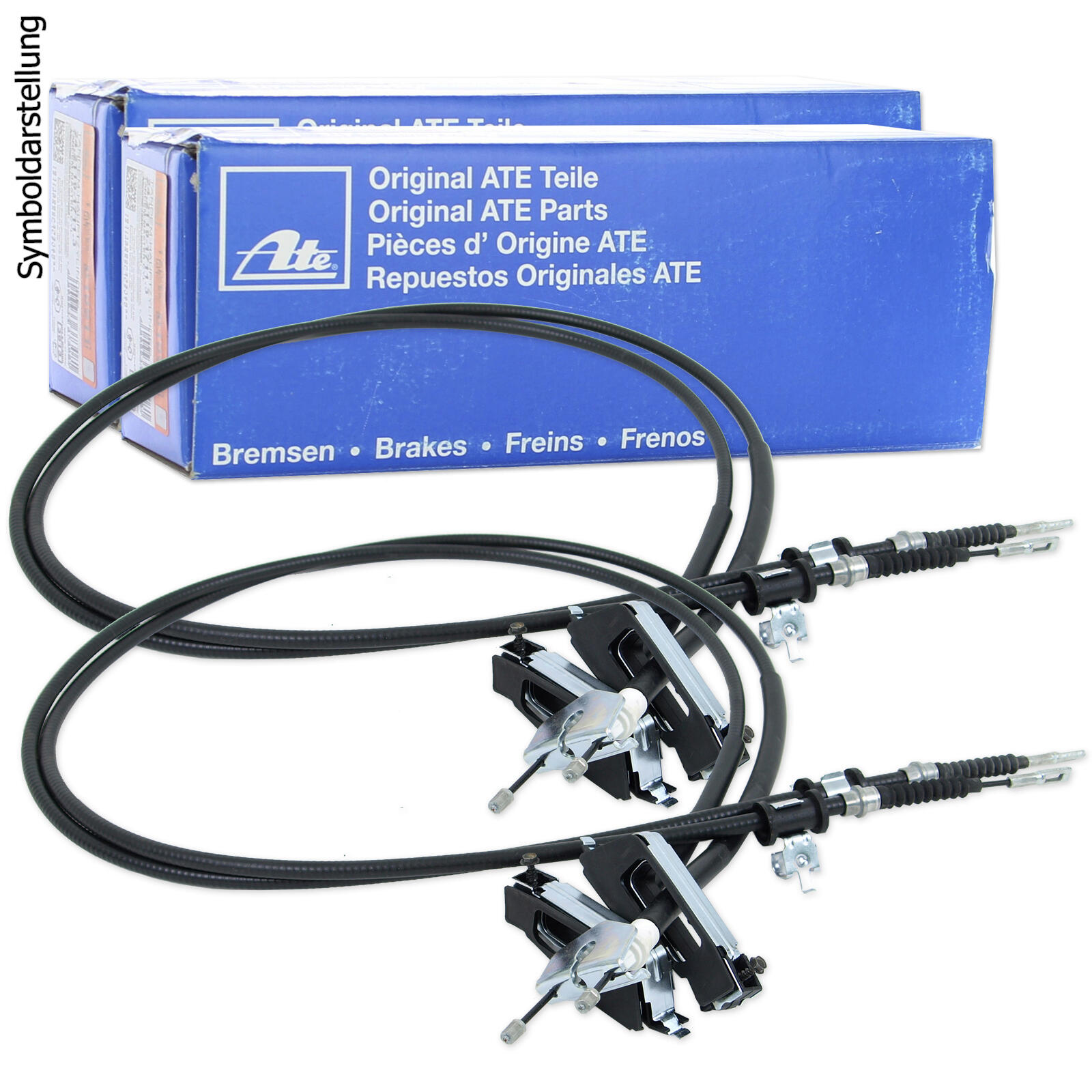 2x ATE Handbremsseil hinten links + rechts passend für BMW 3 E46 316 318...