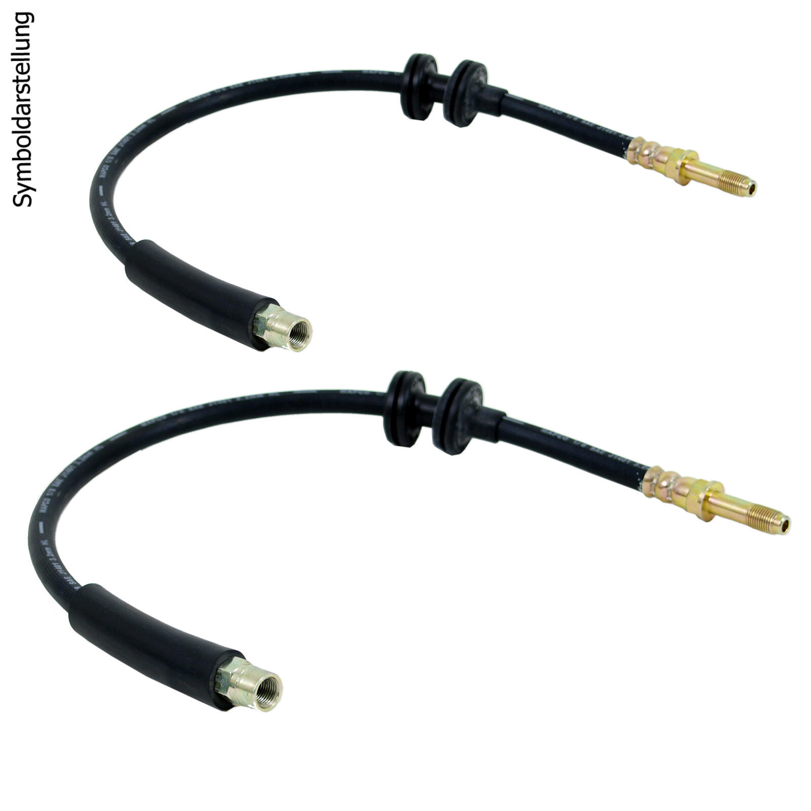 2x Bremsschlauch Set VORNE passend für FIAT TEMPERA TIPO / LANCIA DEDRA DELTA II