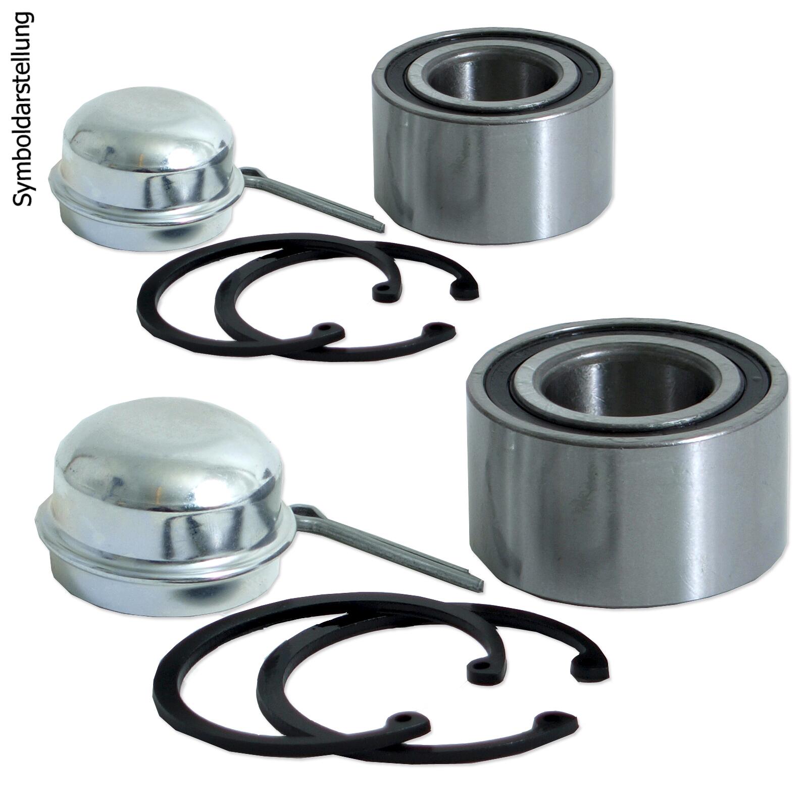 2x Radlager Satz Vorne links + rechts passend f&uuml;r Opel Corsa D E Fiat Punto Evo