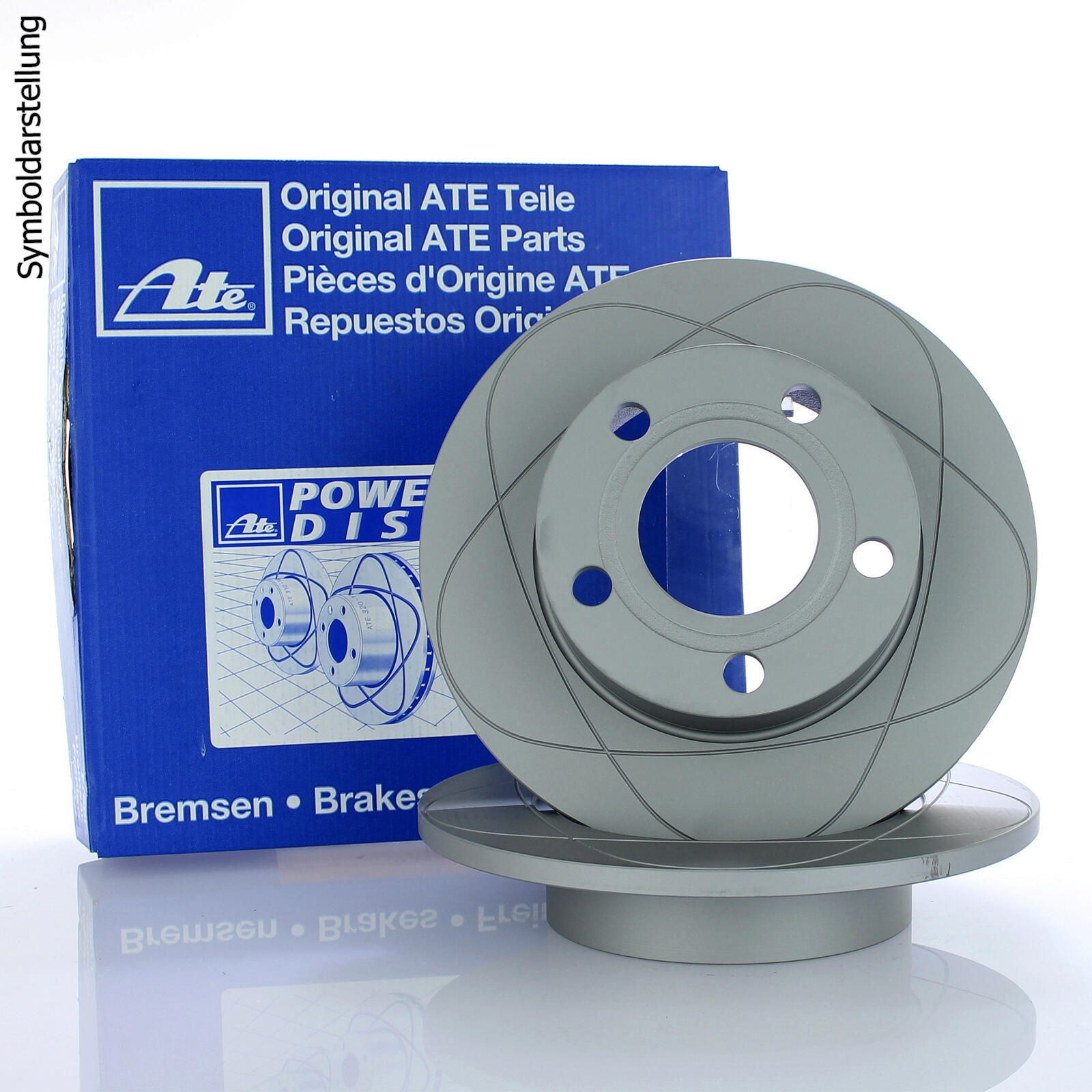 2x ATE Brake Disc PowerDisc