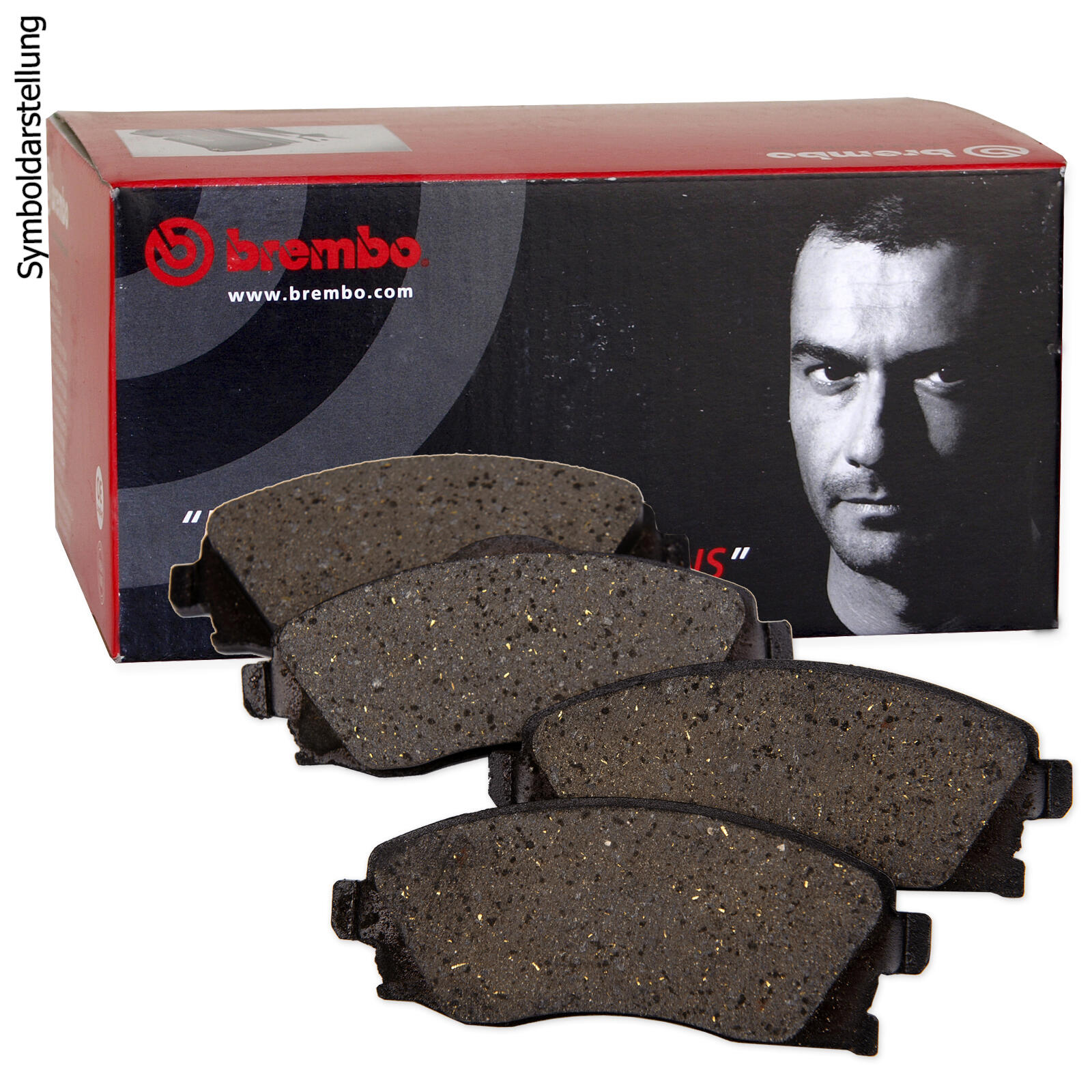 BREMBO Brake Pad Set, disc parking brake PRIME LINE