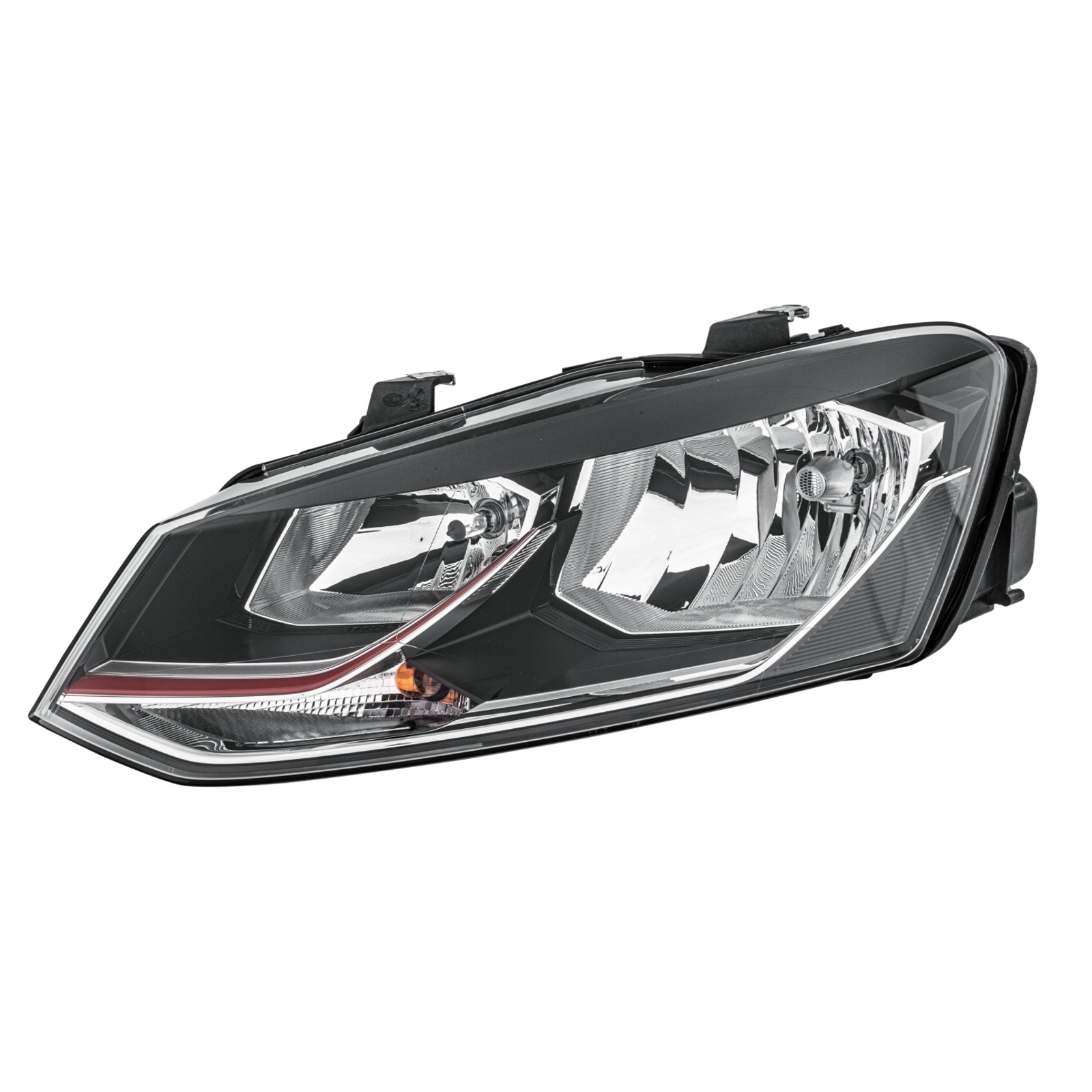 1x Hella Hauptscheinwerfer H7 Links passend für VW Polo 5 6R1 1.8 BJ ab ...