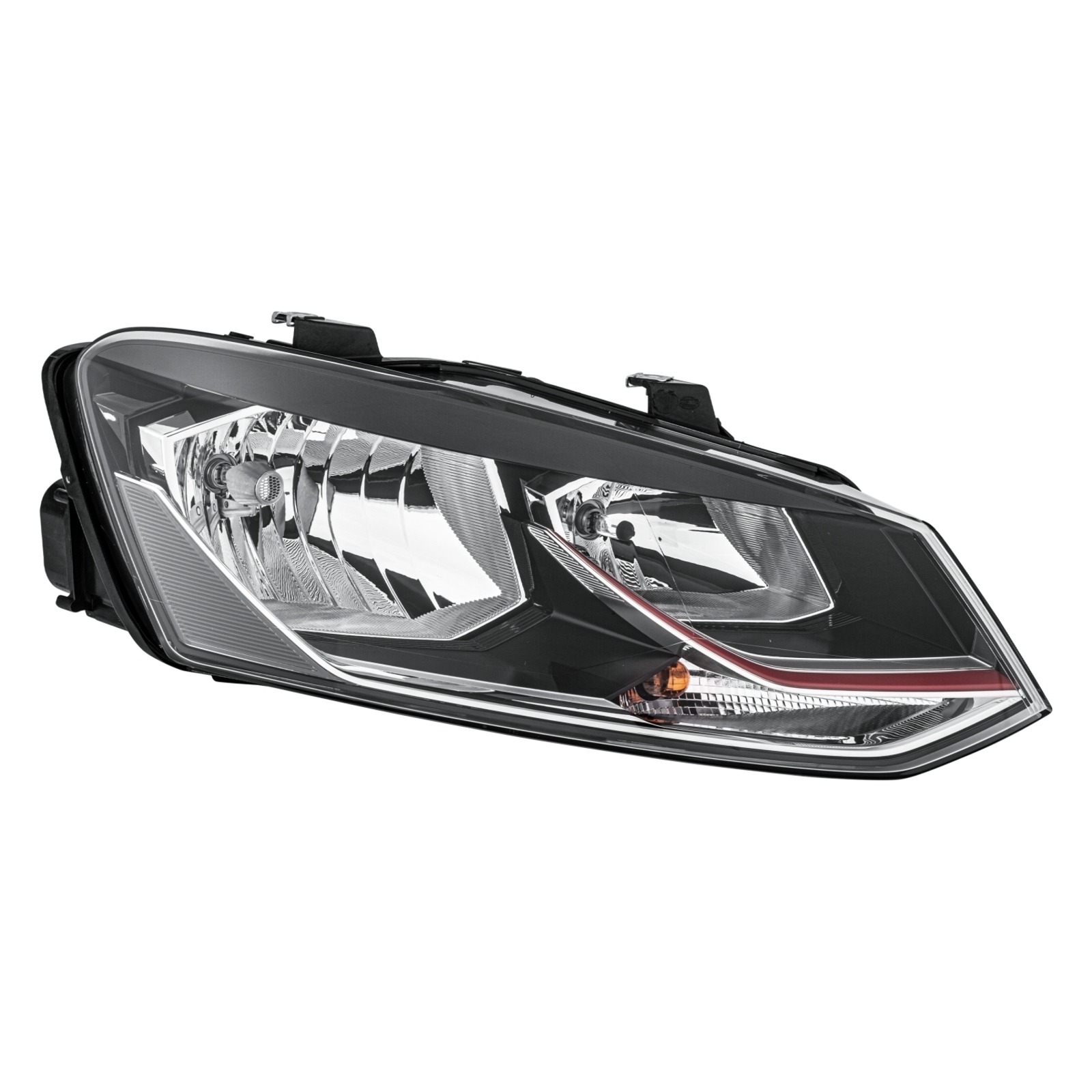 1x Hella Hauptscheinwerfer H7 Rechts passend für VW Polo 5 6R1 1.8 BJ ab...