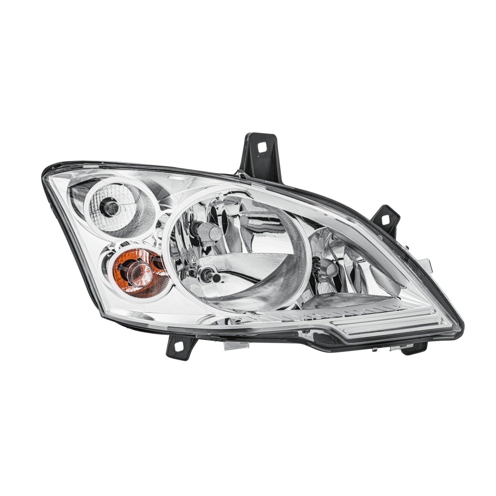 1x Hella Hauptscheinwerfer H7 Rechts passend für Mercedes Vito Mixto W639 Viano