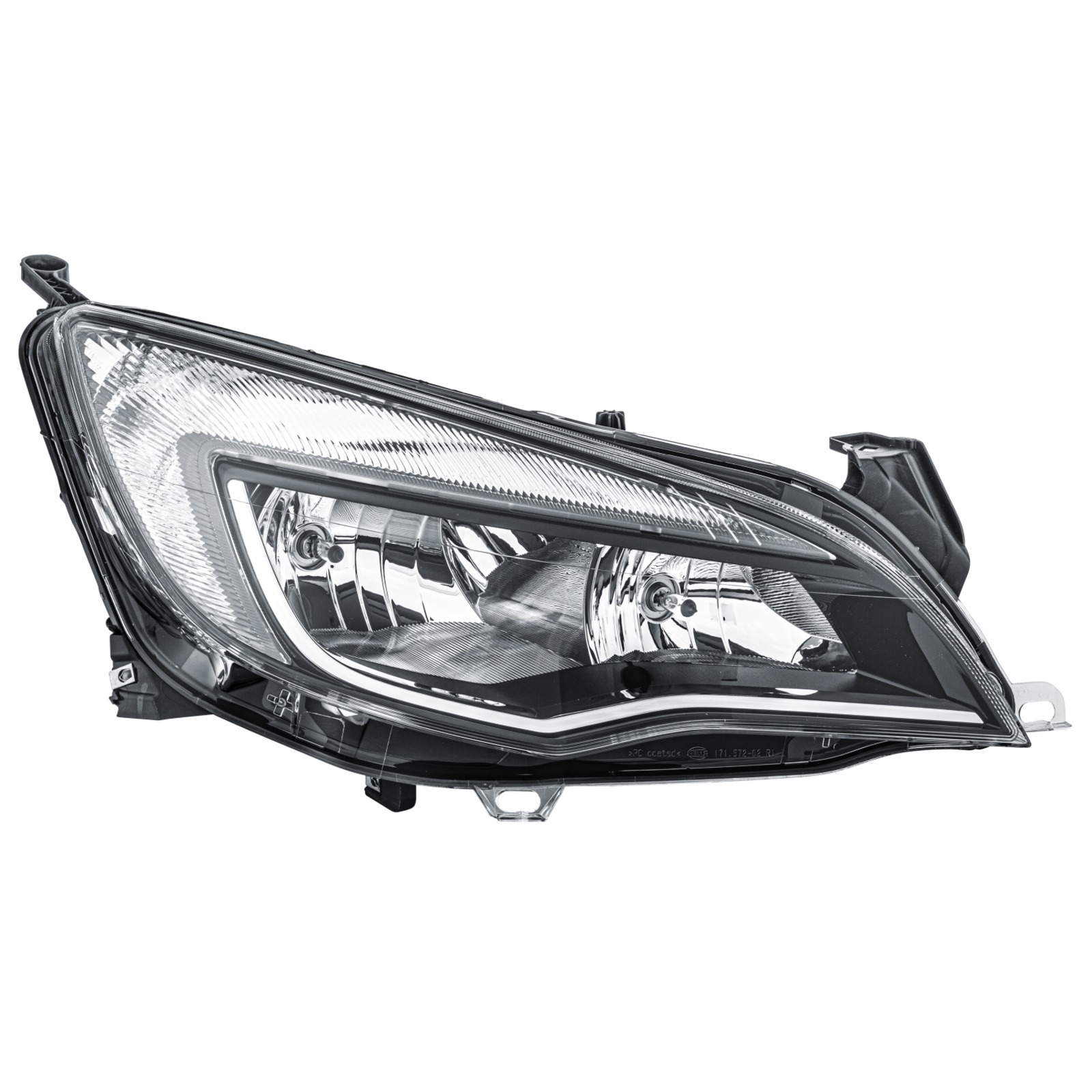 1x Hella Hauptscheinwerfer H7 Rechts passend für Opel Astra J 1.4 BJ ab ...