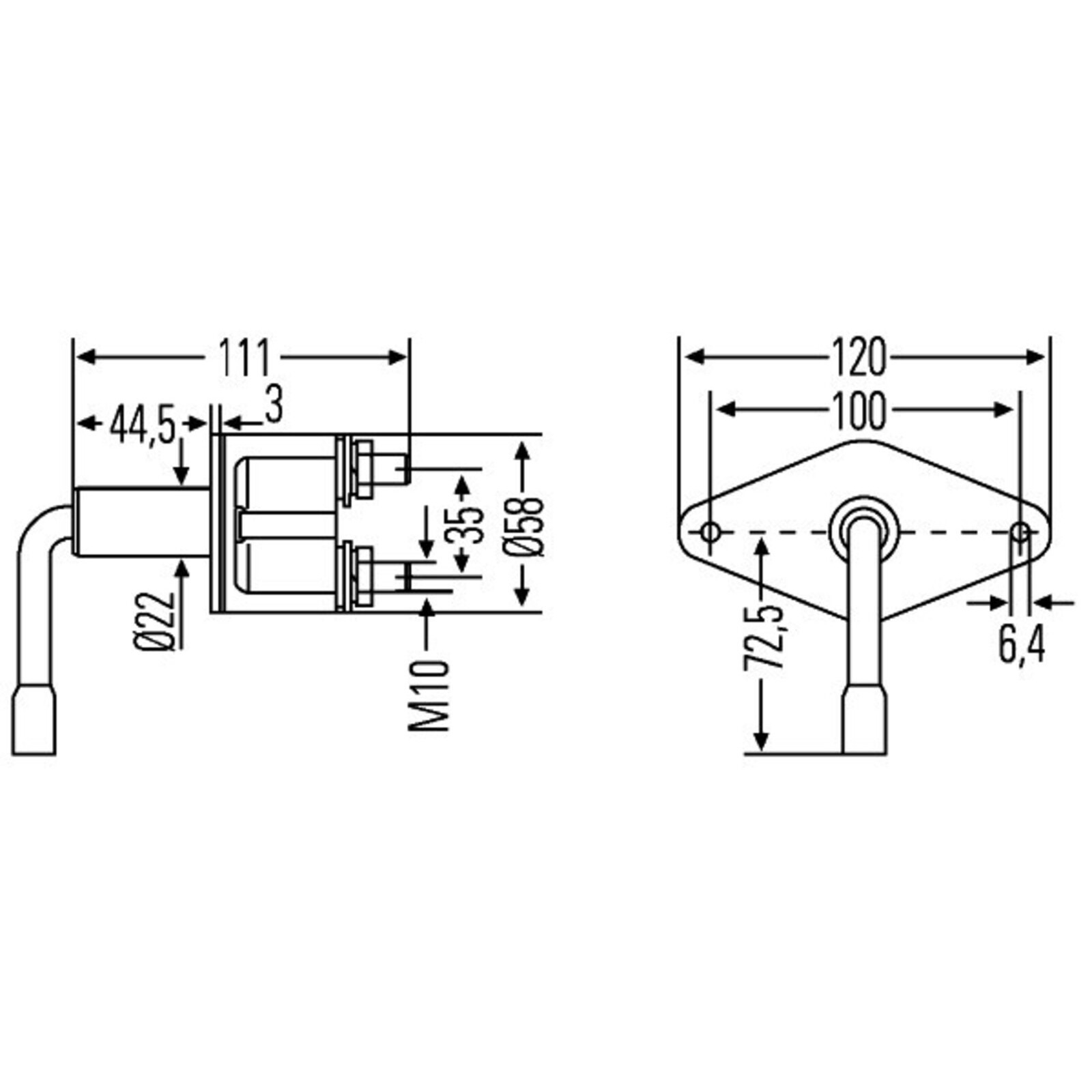 HELLA Main Switch, battery