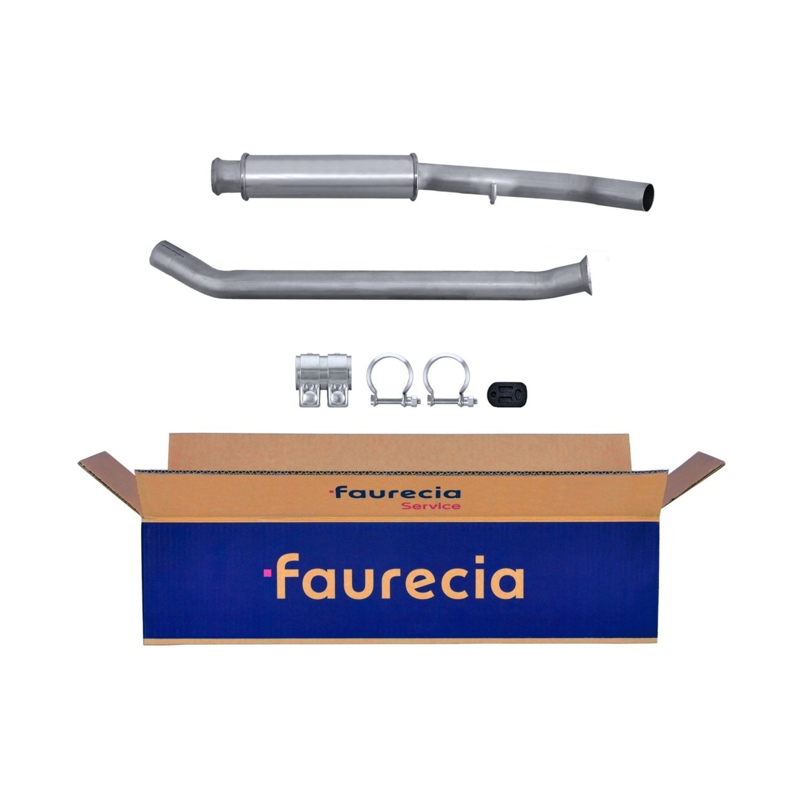 HELLA Mittelschalldämpfer Easy2Fit – PARTNERED with Faurecia