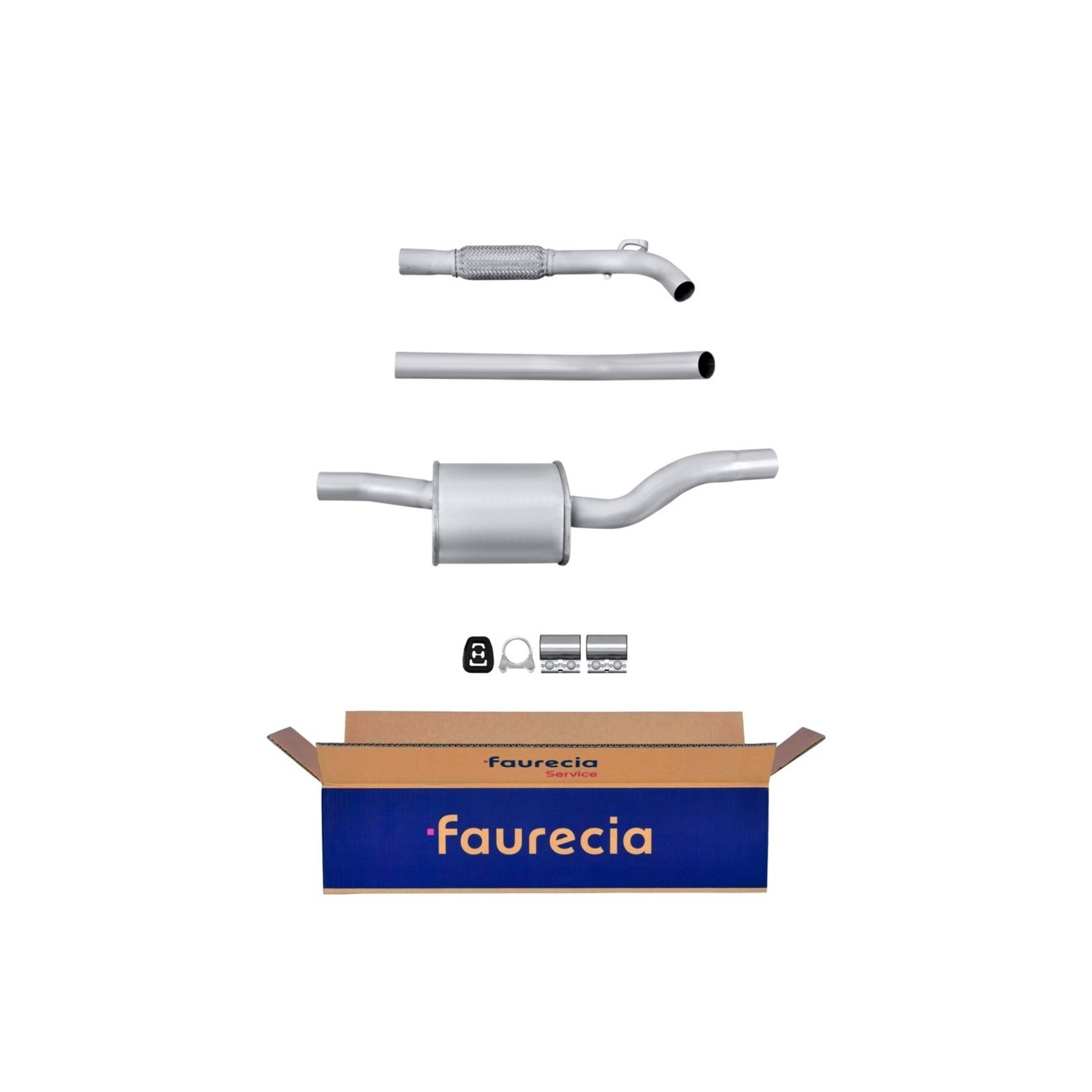 HELLA Mittelschalldämpfer Easy2Fit – PARTNERED with Faurecia