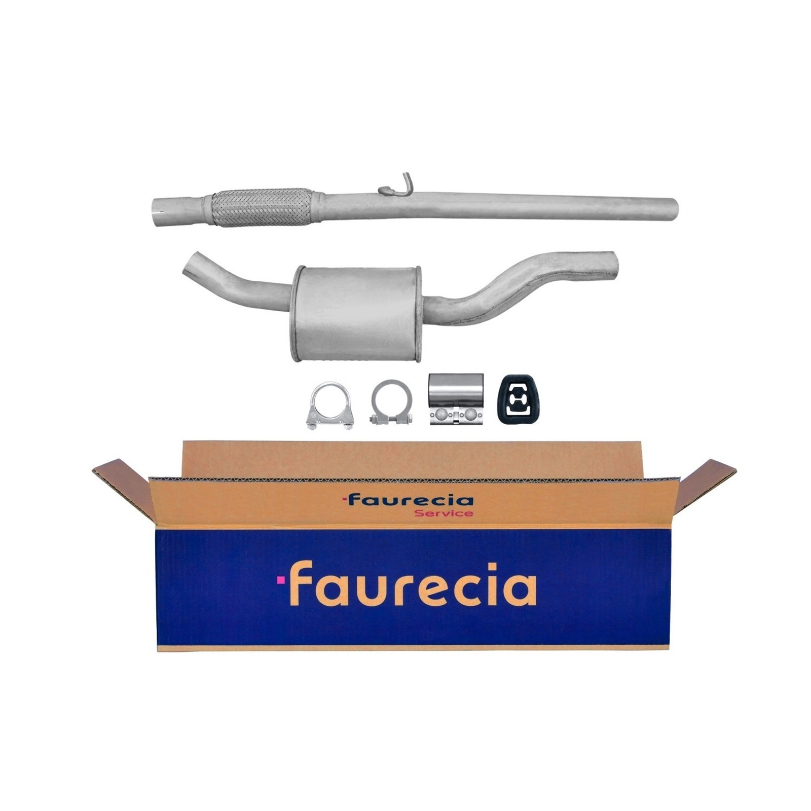 HELLA Mittelschalldämpfer Easy2Fit – PARTNERED with Faurecia