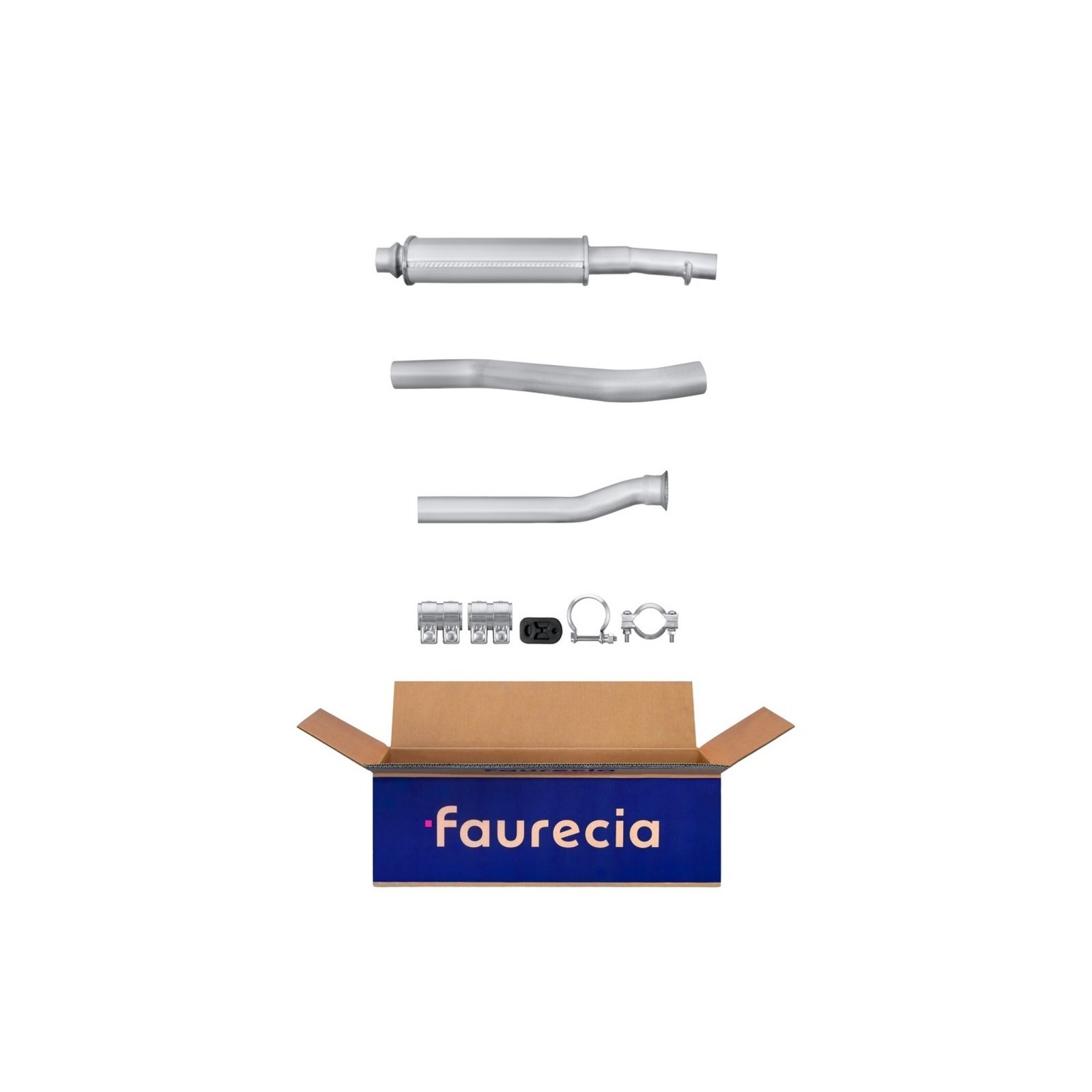 HELLA Mittelschalldämpfer Easy2Fit – PARTNERED with Faurecia