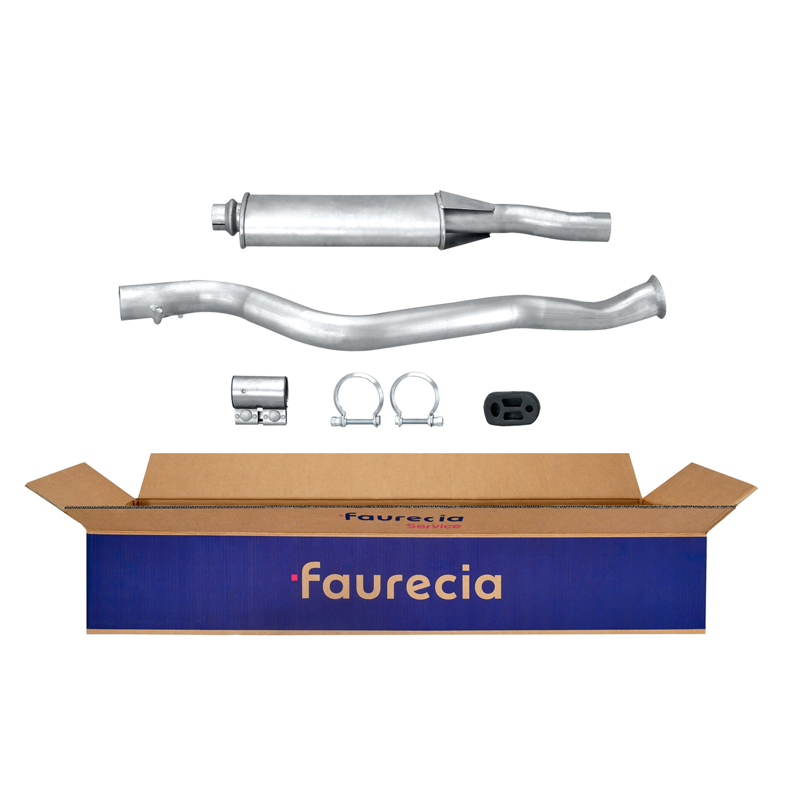 HELLA Mittelschalldämpfer Easy2Fit – PARTNERED with Faurecia